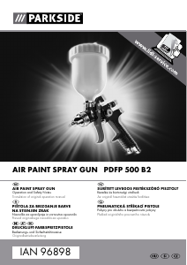 Manual Parkside PDFP 500 B2 Paint Sprayer