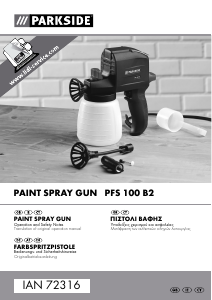 Manual Parkside IAN 72316 Paint Sprayer