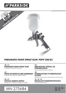 Manual Parkside IAN 275684 Sistem de pulverizare vopsea