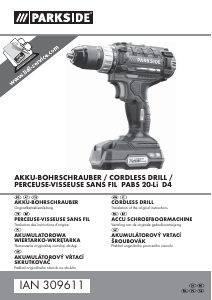 Manual Parkside IAN 309611 Drill-Driver