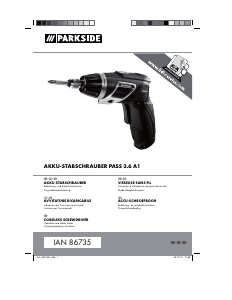 Manual Parkside IAN 86735 Drill-Driver