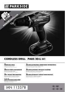 Manual Parkside IAN 113378 Drill-Driver