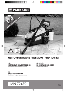 Manual Parkside PHD 100 B2 Pressure Washer