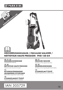 Manual Parkside PHD 150 G4 Pressure Washer