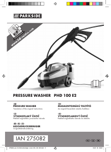 Manual Parkside IAN 275082 Pressure Washer