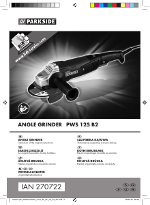 Manual Parkside IAN 270722 Angle Grinder