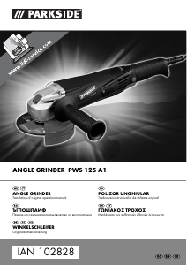 Manual Parkside IAN 102828 Angle Grinder