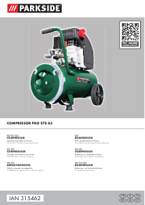 Handleiding Parkside PKO 270 A5 Compressor