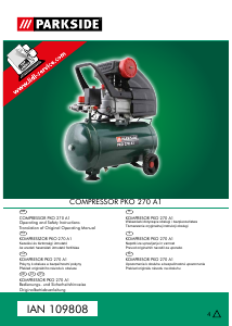 Manual Parkside IAN 109808 Compressor