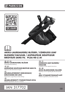 Manual Parkside IAN 317702 Leaf Blower