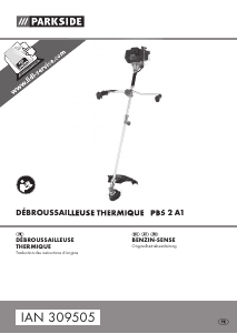 Bedienungsanleitung Parkside PBS 2 A1 Rasentrimmer