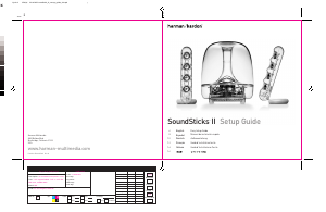 Handleiding Harman Kardon Soundsticks II Luidspreker