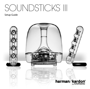 Manual Harman Kardon Soundsticks III Speaker