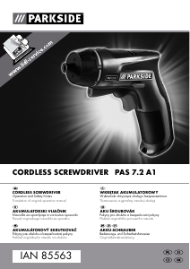 Manual Parkside PAS 7.2 A1 Screw Driver