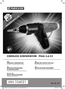 Manual Parkside PSSA 2.6 C3 Screw Driver