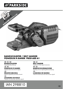 Handleiding Parkside IAN 298810 Bandschuurmachine