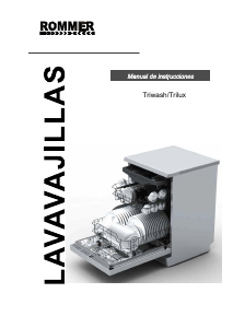 Manual de uso Rommer Triwash Lavavajillas