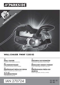 Manual Parkside PMNF 1350 B2 Wall Chaser