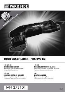Manual Parkside PDS 290 B2 Delta Sander