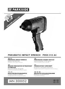 Manual Parkside PDSS 310 A4 Cheie de impact