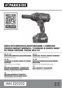 Manual Parkside IAN 320332 Impact Wrench