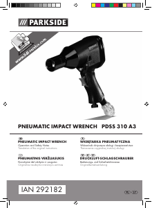 Manual Parkside IAN 292182 Impact Wrench