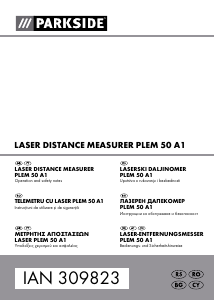 Instrukcja Parkside IAN 309823 Dalmierz laserowy