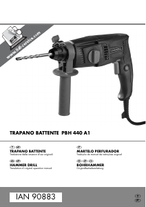 Manual Parkside IAN 90883 Rotary Hammer