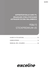 Manual de uso Exceline STICKPREMIUM-05 Aspirador