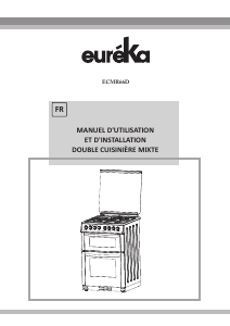 Mode d’emploi Eureka ECMR66D Cuisinière