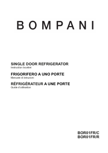 Mode d’emploi Bompani BOR01FR/C Réfrigérateur