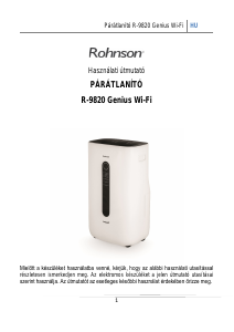 Használati útmutató Rohnson R-9820 Genius Wi-Fi Páramentesítő