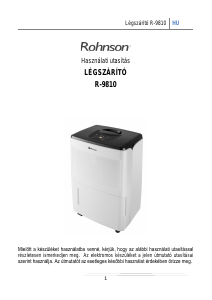 Használati útmutató Rohnson R-9810 Páramentesítő