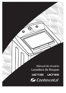 Manual Continental LACT1235 Máquina de lavar roupa