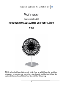 Használati útmutató Rohnson R-809 Ventilátor