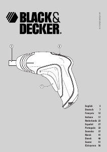 Manual de uso Black and Decker KC360H Atornillador