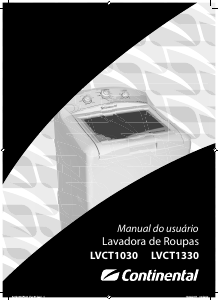 Manual Continental LVCT1330 Máquina de lavar roupa