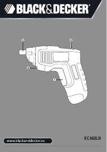 Bruksanvisning Black and Decker KC460LN Skrutrekker