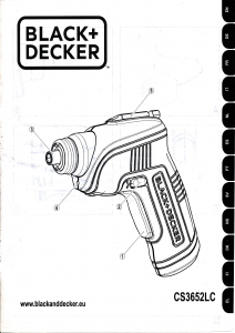 Handleiding Black and Decker CS3652LC Schroefmachine