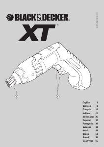 Brugsanvisning Black and Decker XTC60K Skruetrækker