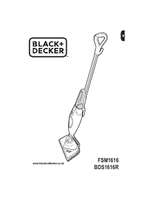 Manuale Black and Decker BDS1616R Pulitore a vapore