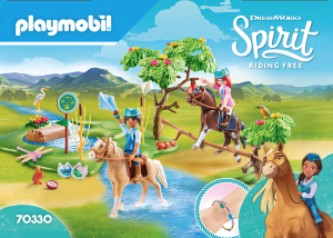 Manual de uso Playmobil set 70330 Spirit Desafío en el Río