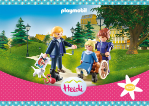 Manual Playmobil set 70258 Heidi Clara