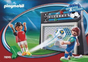 Brugsanvisning Playmobil set 70245 Sports Skyde til måls