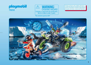 Mode d’emploi Playmobil set 70232 Top Agents Moto des neiges des rebelles arctiques