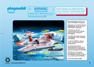 Manual Playmobil set 70234 Top Agents Glider