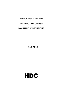 Mode d’emploi HDC ELSA300 Table de cuisson