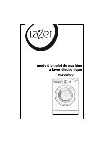 Mode d’emploi Lazer MLF1007DD Lave-linge