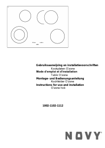 Bedienungsanleitung Novy 1112 Kochfeld