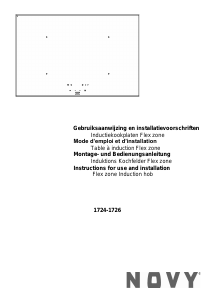 Bedienungsanleitung Novy 1724 Kochfeld